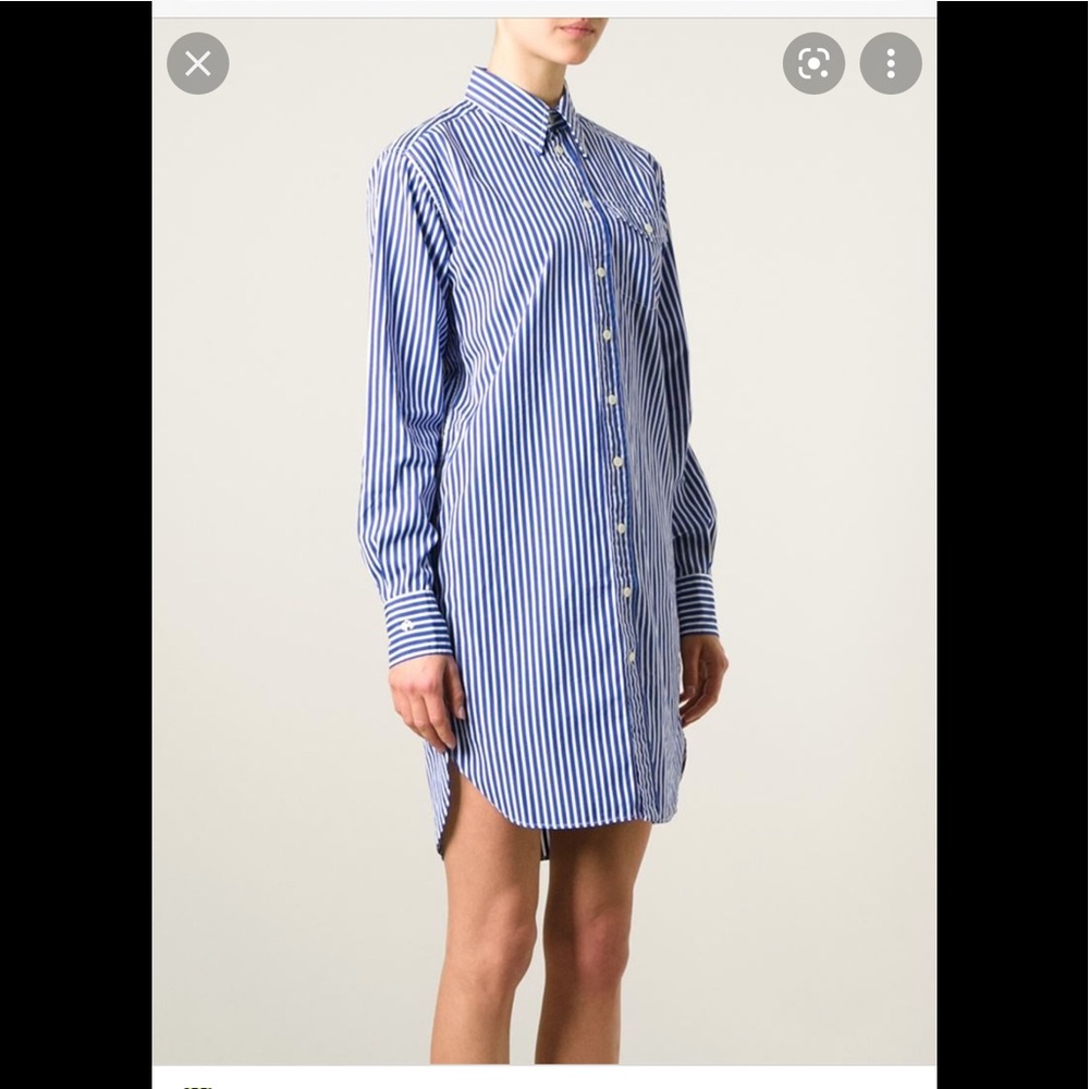 POLO RALPH LAUREN Striped SHIRT DRESS XL